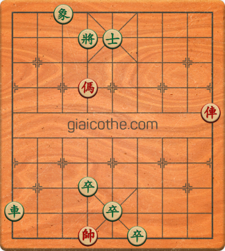 Bàn cờ tướng bài tập Cờ Tướng Haga thế Dễ ván 333 - Độ khó Trung Bình