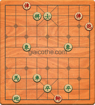 Bàn cờ tướng bài tập Cờ Tướng Haga thế Dễ ván 334 - Độ khó Trung Bình