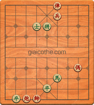 Bàn cờ tướng bài tập Cờ Tướng Haga thế Dễ ván 343 - Độ khó Trung Bình