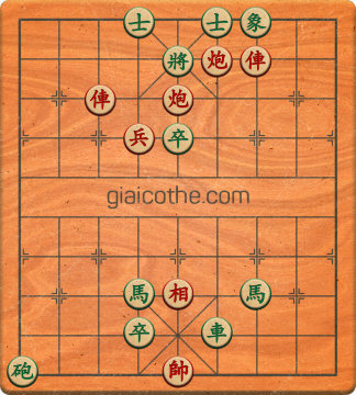 Bàn cờ tướng bài tập Cờ Tướng Haga thế Dễ ván 353 - Độ khó Trung Bình