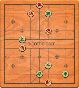 Bàn cờ tướng bài tập Cờ Tướng Haga thế Dễ ván 362 - Độ khó Trung Bình