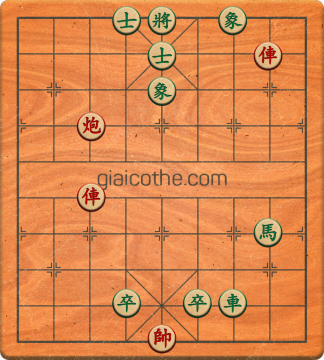 Bàn cờ tướng bài tập Cờ Tướng Haga thế Dễ ván 363 - Độ khó Trung Bình