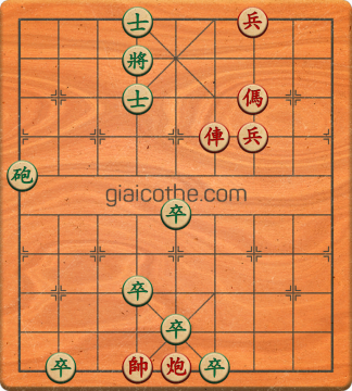 Bàn cờ tướng bài tập Cờ Tướng Haga thế Dễ ván 373 - Độ khó Trung Bình