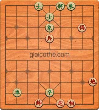 Bàn cờ tướng bài tập Cờ Tướng Haga thế Dễ ván 386 - Độ khó Trung Bình