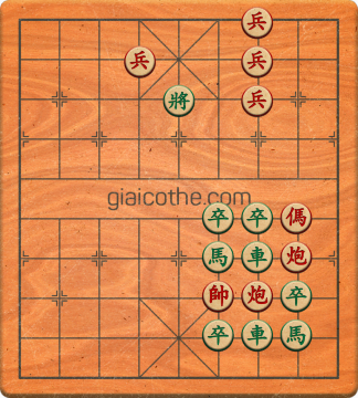 Bàn cờ tướng bài tập Cờ Tướng Haga thế Dễ ván 390 - Độ khó Trung Bình