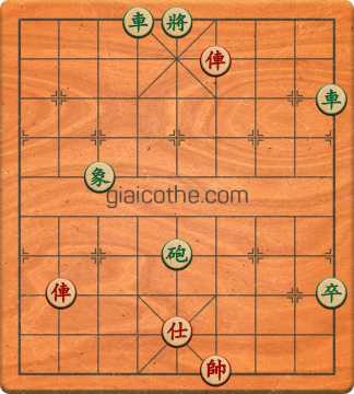 Bàn cờ tướng bài tập Cờ Tướng Haga thế Dễ ván 391 - Độ khó Trung Bình