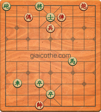 Bàn cờ tướng bài tập Cờ Tướng Haga thế Dễ ván 392 - Độ khó Trung Bình