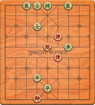 Bàn cờ tướng bài tập Cờ Tướng Haga thế Dễ ván 393 - Độ khó Trung Bình