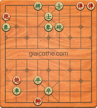 Bàn cờ tướng bài tập Cờ Tướng Haga thế Dễ ván 40 - Độ khó Dễ