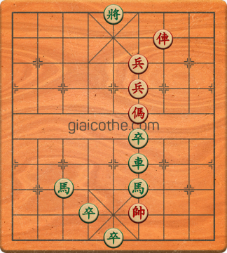 Bàn cờ tướng bài tập Cờ Tướng Haga thế Dễ ván 405 - Độ khó Trung Bình