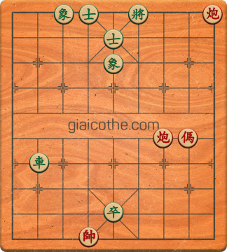 Bàn cờ tướng bài tập Cờ Tướng Haga thế Dễ ván 41 - Độ khó Dễ