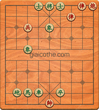 Bàn cờ tướng bài tập Cờ Tướng Haga thế Dễ ván 415 - Độ khó Trung Bình