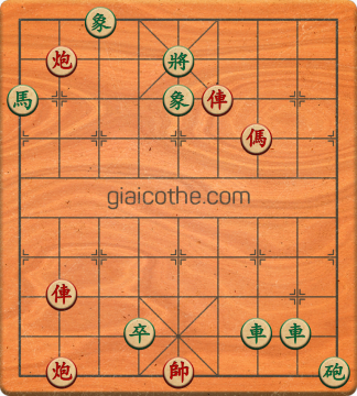 Bàn cờ tướng bài tập Cờ Tướng Haga thế Dễ ván 422 - Độ khó Trung Bình