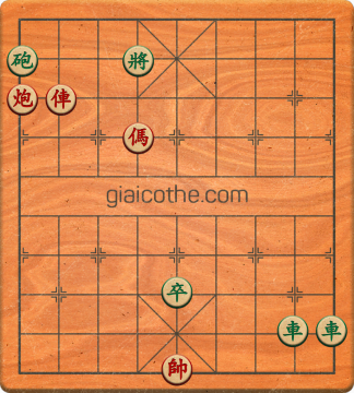 Bàn cờ tướng bài tập Cờ Tướng Haga thế Dễ ván 428 - Độ khó Trung Bình