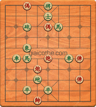 Bàn cờ tướng bài tập Cờ Tướng Haga thế Dễ ván 440 - Độ khó Trung Bình