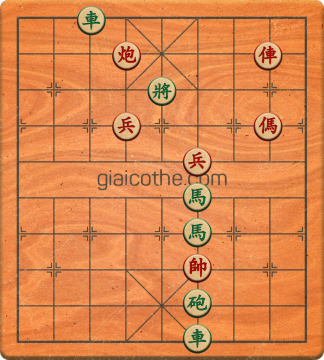 Bàn cờ tướng bài tập Cờ Tướng Haga thế Dễ ván 441 - Độ khó Trung Bình