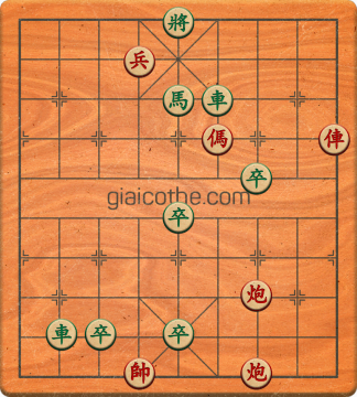 Bàn cờ tướng bài tập Cờ Tướng Haga thế Dễ ván 453 - Độ khó Trung Bình