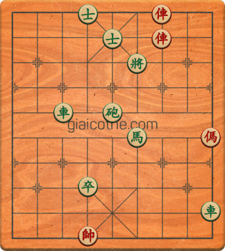 Bàn cờ tướng bài tập Cờ Tướng Haga thế Dễ ván 454 - Độ khó Trung Bình