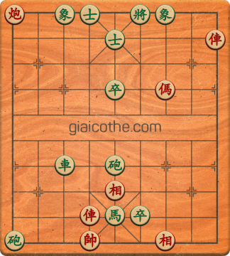 Bàn cờ tướng bài tập Cờ Tướng Haga thế Dễ ván 458 - Độ khó Trung Bình