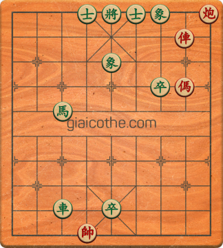 Bàn cờ tướng bài tập Cờ Tướng Haga thế Dễ ván 46 - Độ khó Dễ