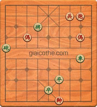 Bàn cờ tướng bài tập Cờ Tướng Haga thế Dễ ván 460 - Độ khó Trung Bình