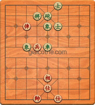 Bàn cờ tướng bài tập Cờ Tướng Haga thế Dễ ván 466 - Độ khó Trung Bình