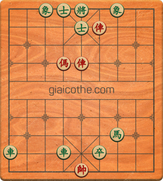 Bàn cờ tướng bài tập Cờ Tướng Haga thế Dễ ván 472 - Độ khó Trung Bình