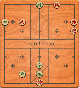 Bàn cờ tướng bài tập Cờ Tướng Haga thế Dễ ván 474 - Độ khó Trung Bình