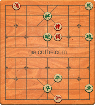 Bàn cờ tướng bài tập Cờ Tướng Haga thế Dễ ván 476 - Độ khó Trung Bình