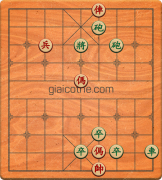 Bàn cờ tướng bài tập Cờ Tướng Haga thế Dễ ván 478 - Độ khó Trung Bình