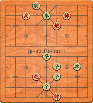 Bàn cờ tướng bài tập Cờ Tướng Haga thế Dễ ván 482 - Độ khó Trung Bình