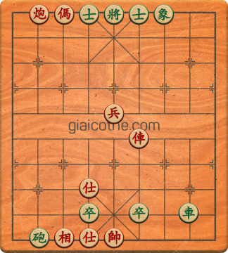 Bàn cờ tướng bài tập Cờ Tướng Haga thế Dễ ván 49 - Độ khó Dễ