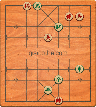 Bàn cờ tướng bài tập Cờ Tướng Haga thế Dễ ván 496 - Độ khó Trung Bình