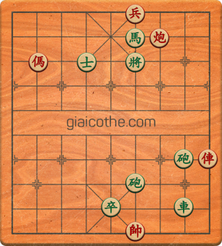 Bàn cờ tướng bài tập Cờ Tướng Haga thế Dễ ván 498 - Độ khó Trung Bình