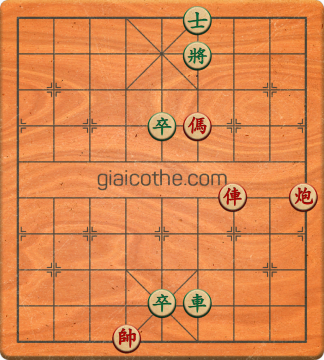 Bàn cờ tướng bài tập Cờ Tướng Haga thế Dễ ván 51 - Độ khó Dễ