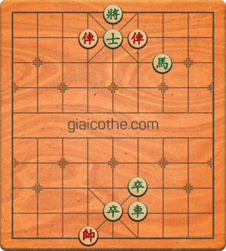 Bàn cờ tướng bài tập Cờ Tướng Haga thế Dễ ván 6 - Độ khó Dễ