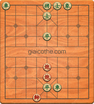 Bàn cờ tướng bài tập Cờ Tướng Haga thế Dễ ván 7 - Độ khó Dễ