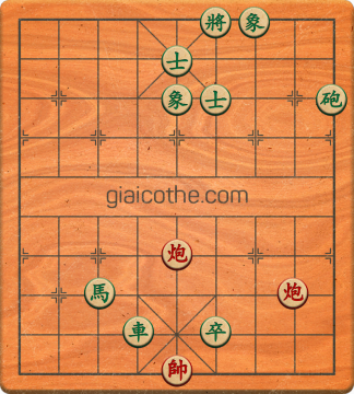 Bàn cờ tướng bài tập Cờ Tướng Haga thế Dễ ván 8 - Độ khó Dễ