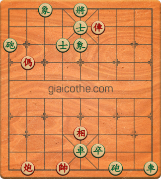 Bàn cờ tướng bài tập Cờ Tướng Haga thế Dễ ván 80 - Độ khó Dễ