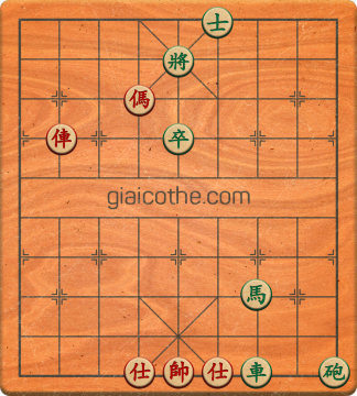 Bàn cờ tướng bài tập Cờ Tướng Haga thế Dễ ván 84 - Độ khó Dễ