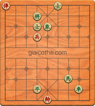 Bàn cờ tướng bài tập Cờ Tướng Haga thế Dễ ván 86 - Độ khó Dễ