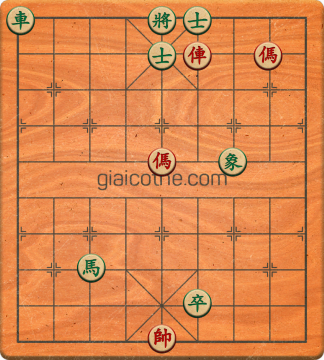 Bàn cờ tướng bài tập Cờ Tướng Haga thế Dễ ván 87 - Độ khó Dễ