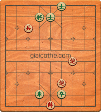 Bàn cờ tướng bài tập Cờ Tướng Haga thế Dễ ván 89 - Độ khó Dễ