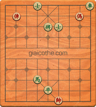 Bàn cờ tướng bài tập Cờ Tướng Haga thế Dễ ván 93 - Độ khó Dễ