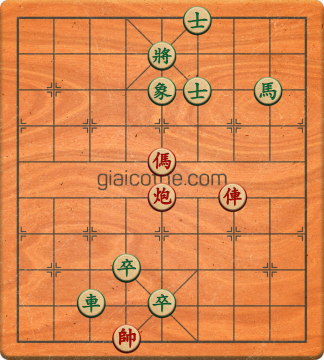 Bàn cờ tướng bài tập Cờ Tướng Haga thế Dễ ván 97 - Độ khó Dễ