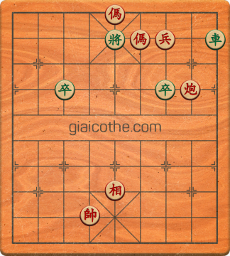 Bàn cờ tướng bài tập Cờ Tướng Haga thế Khó ván 104 - Độ khó Khó