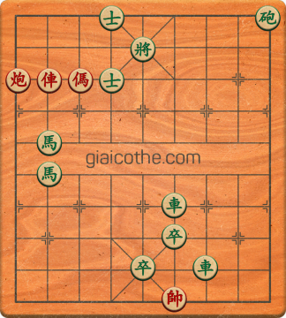 Bàn cờ tướng bài tập Cờ Tướng Haga thế Khó ván 118 - Độ khó Khó