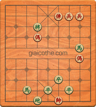 Bàn cờ tướng bài tập Cờ Tướng Haga thế Khó ván 131 - Độ khó Khó