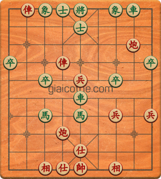 Bàn cờ tướng bài tập Cờ Tướng Haga thế Khó ván 132 - Độ khó Khó