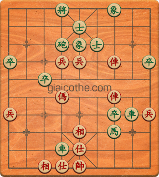 Bàn cờ tướng bài tập Cờ Tướng Haga thế Khó ván 137 - Độ khó Khó